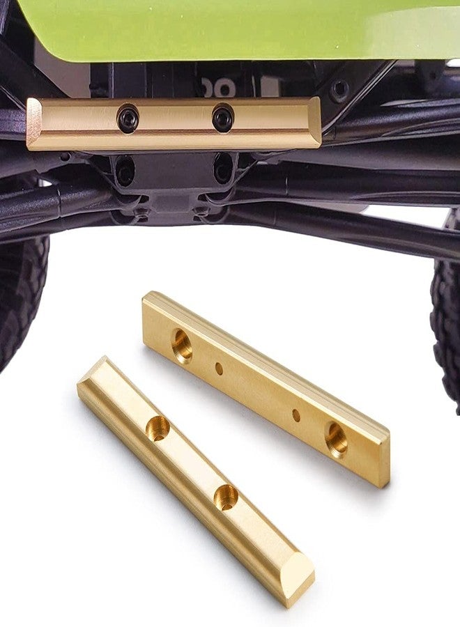 RCLions Brass Boulder Bars for 1:24 Axial SCX24 AXI90081 Frame Rails RC Crawler Car Upgrades Accessories - Image 1